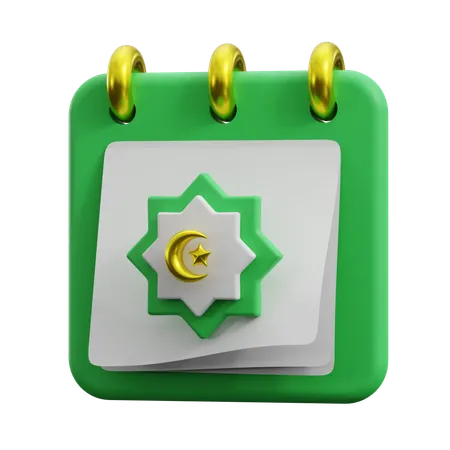 Calendrier Ramadan  3D Icon