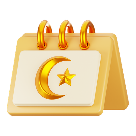 Calendrier Ramadan  3D Icon