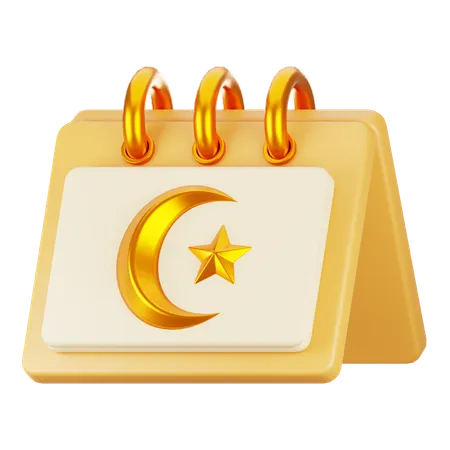 Calendrier Ramadan  3D Icon