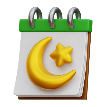 Calendrier Ramadan  3D Icon