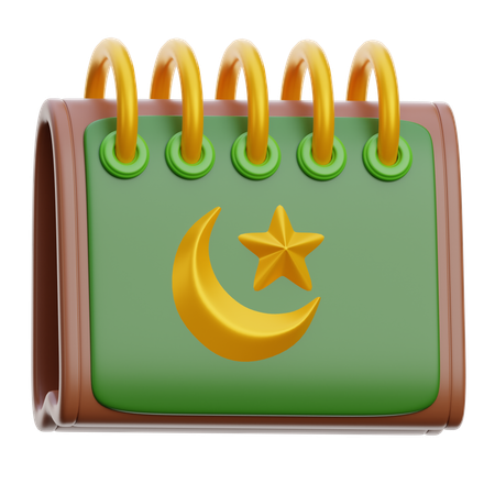 Calendrier Ramadan  3D Icon