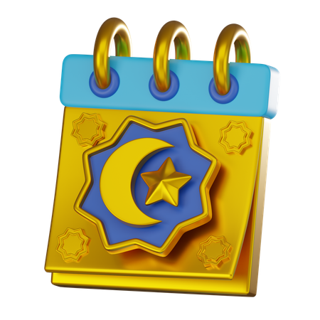 Calendrier Ramadan  3D Icon