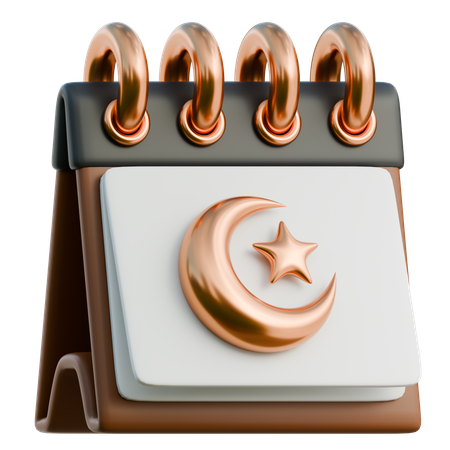 Calendrier Ramadan  3D Icon