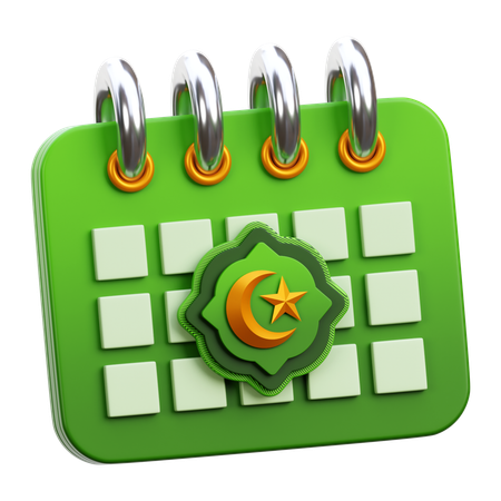 Calendrier Ramadan  3D Icon