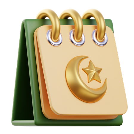 Calendrier Ramadan  3D Icon