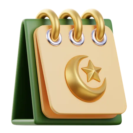 Calendrier Ramadan  3D Icon