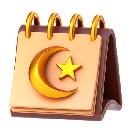 Calendrier Ramadan  3D Icon