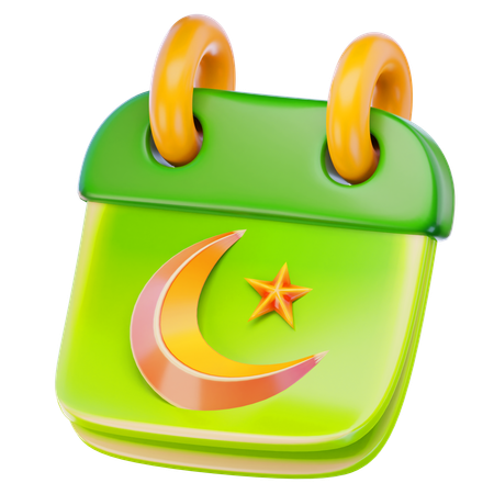 Calendrier Ramadan  3D Icon