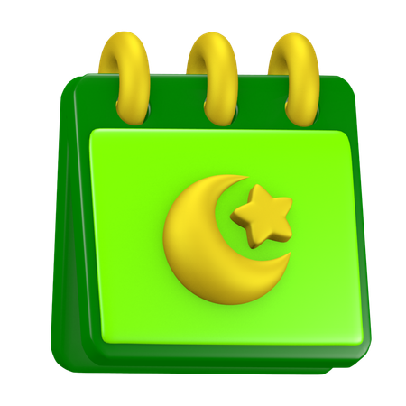 Calendrier du ramadan  3D Icon