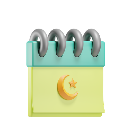 Calendrier Ramadan  3D Icon