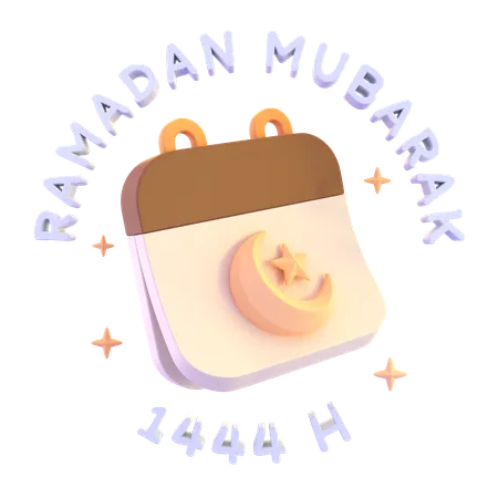 Calendrier Ramadan  3D Icon