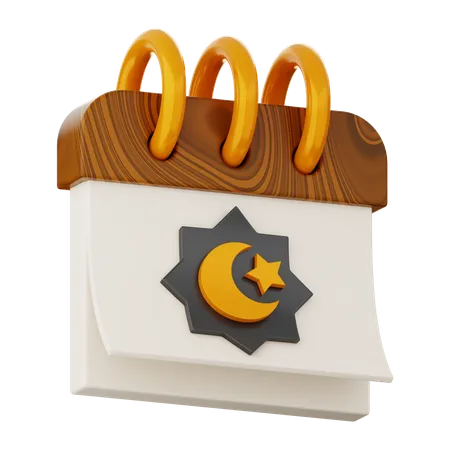 Calendrier Ramadan  3D Icon