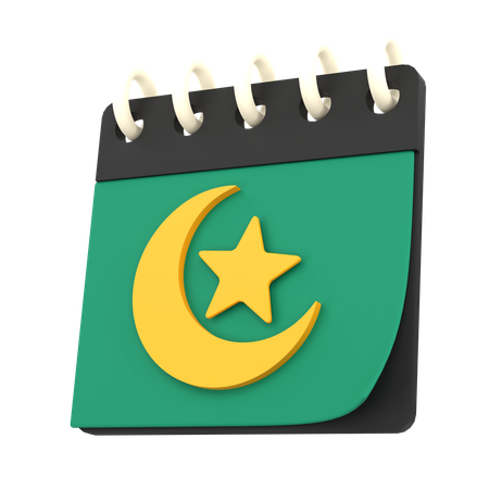 Calendrier Ramadan  3D Icon