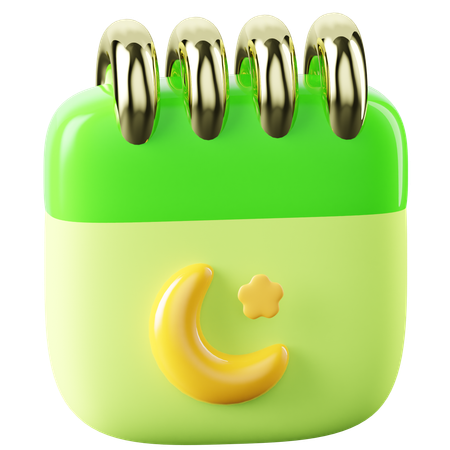 Calendrier Ramadan  3D Icon