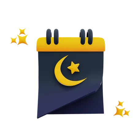 Calendrier Ramadan  3D Icon