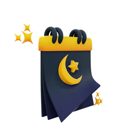 Calendrier Ramadan  3D Icon