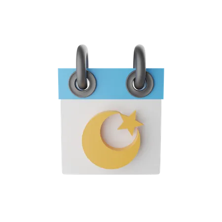 Calendrier Ramadan  3D Icon