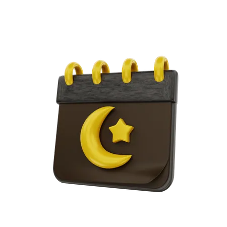 Calendrier Ramadan  3D Icon