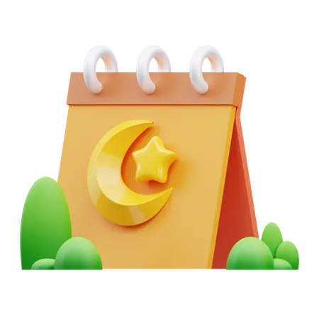 Calendrier Ramadan  3D Icon