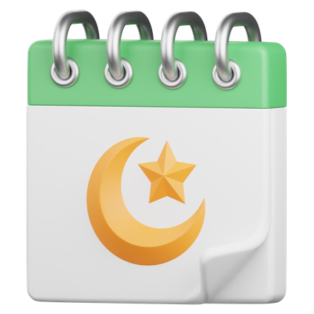 Calendrier Ramadan  3D Icon