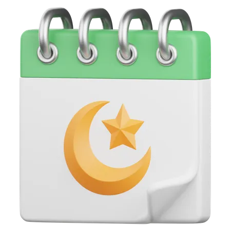 Calendrier Ramadan  3D Icon