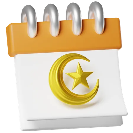 Calendrier Ramadan  3D Icon