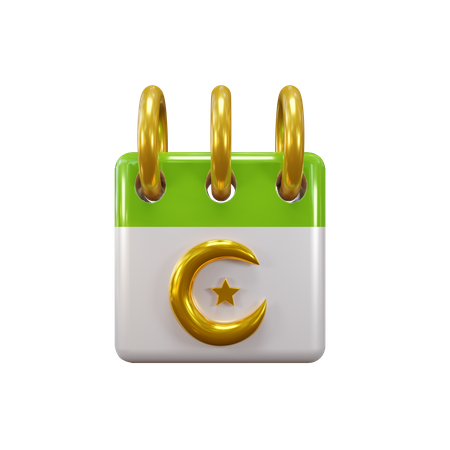 Calendrier Ramadan  3D Icon