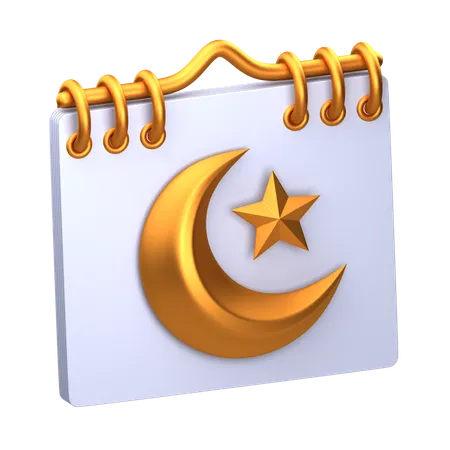 Calendrier du Ramadhan  3D Icon