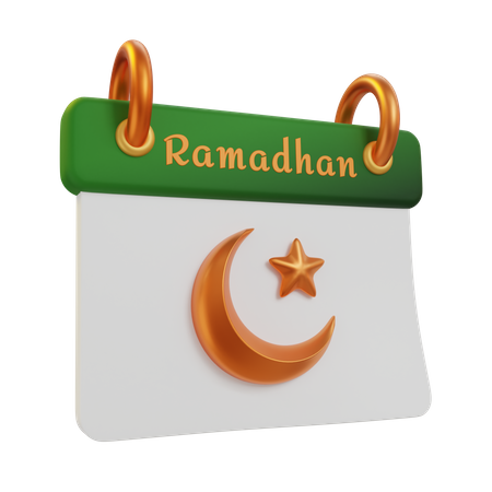 Calendrier du Ramadhan  3D Icon