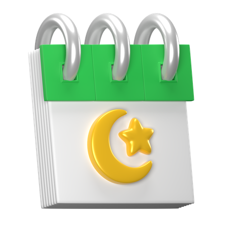 Calendrier du Ramadhan  3D Icon