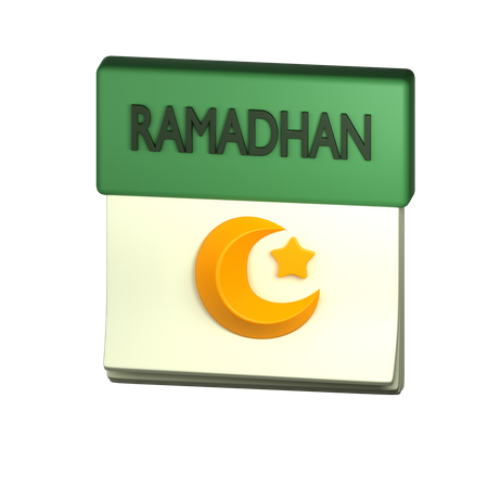 Calendrier du Ramadhan  3D Icon