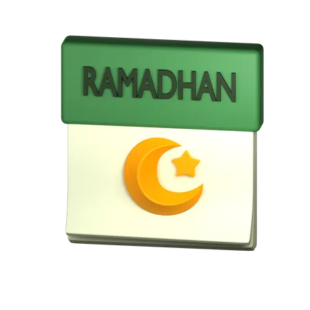 Calendrier du Ramadhan  3D Icon