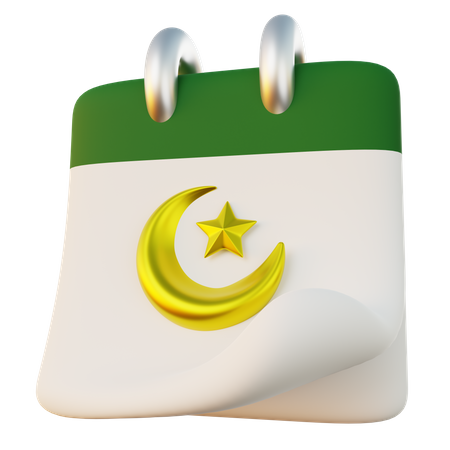 Calendrier du Ramadhan  3D Icon