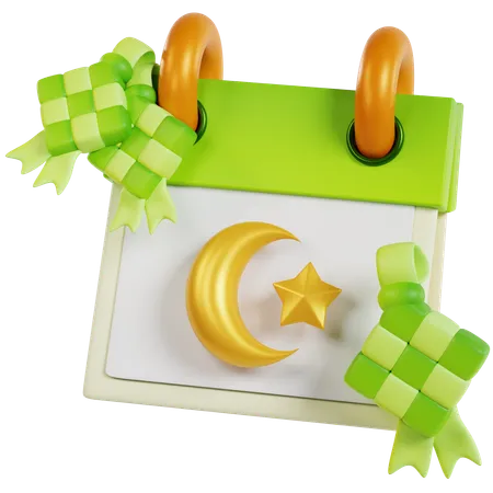 Calendrier du ramadan  3D Icon