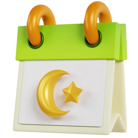 Calendrier du ramadan  3D Icon