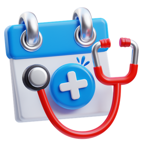 Calendrier_santé  3D Icon