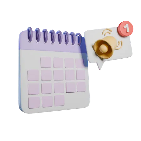 Calendrier scolaire  3D Icon