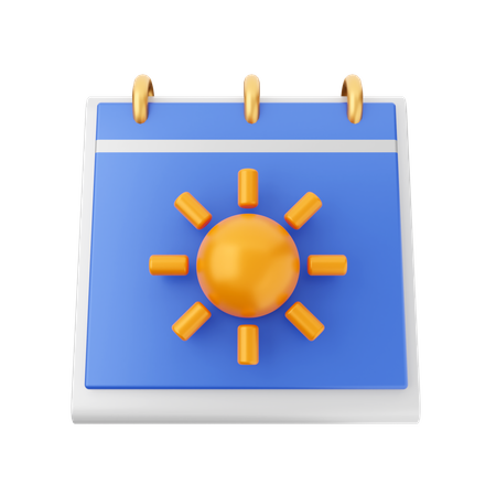 Calendrier solaire  3D Icon