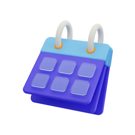 Calendrier vide  3D Icon