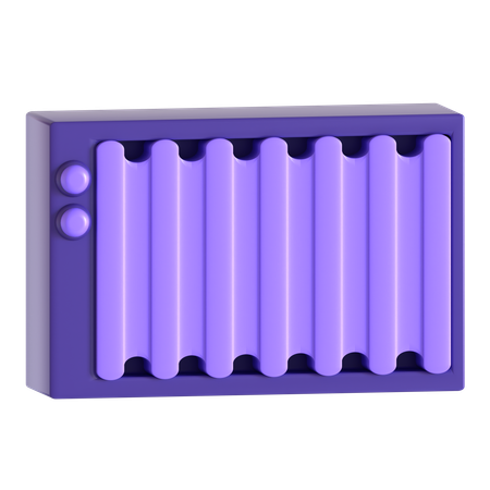 Calentador electrónico  3D Icon