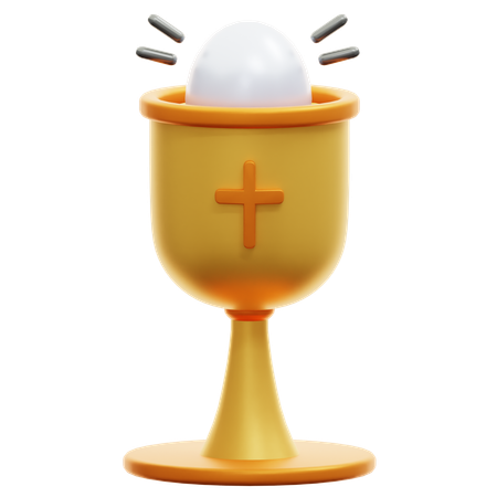 Cálice primeira comunhão  3D Icon