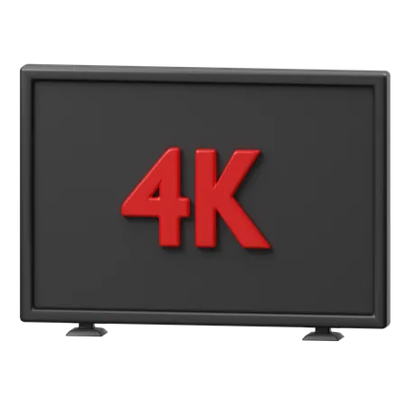 Calidad 4k  3D Icon