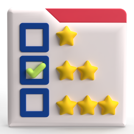 Clasificación  3D Icon