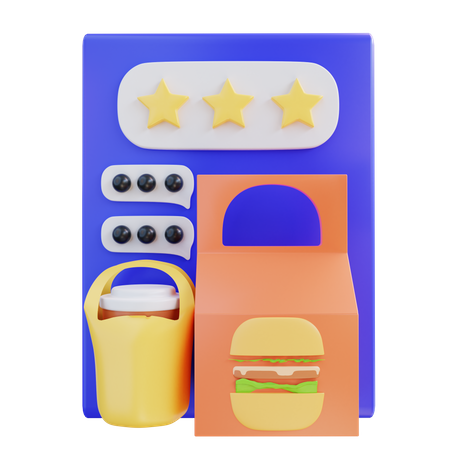 Calificación de alimentos  3D Icon