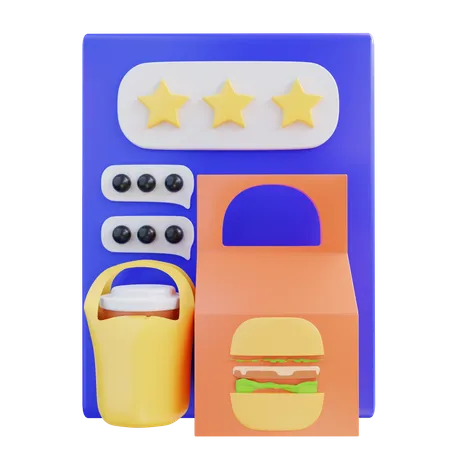 Calificación de alimentos  3D Icon