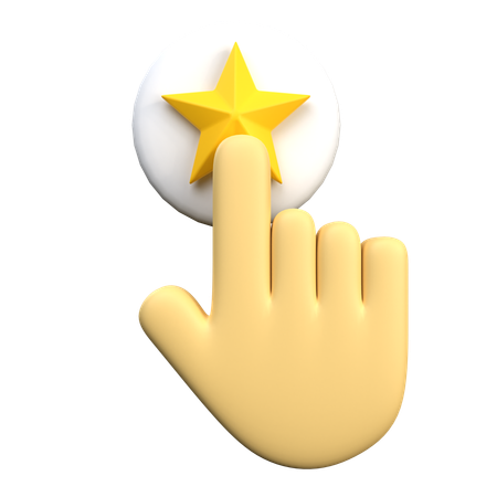 Calificación de estrellas  3D Icon