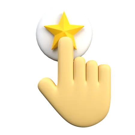 Calificación de estrellas  3D Icon