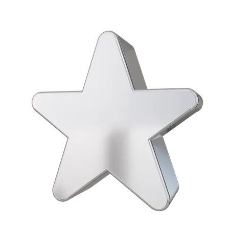 Calificación de estrellas  3D Icon