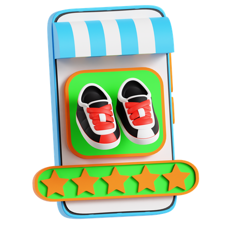 Revisión de calificación del producto  3D Icon