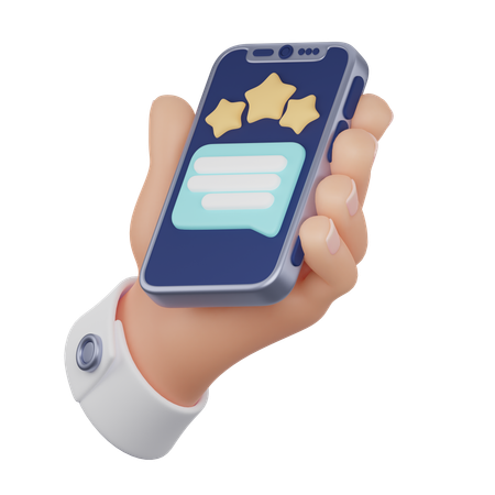 Calificación en línea  3D Icon